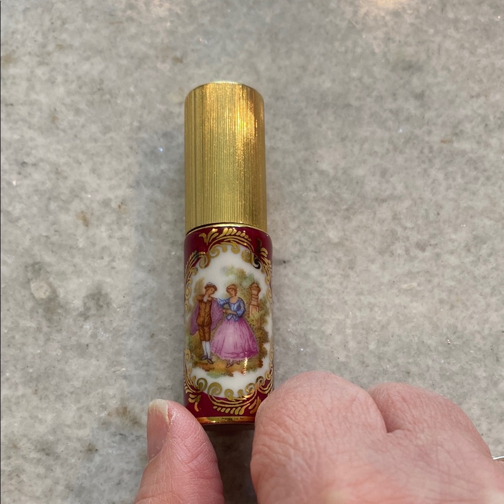 Limoges Gold and Red Decorative Accents